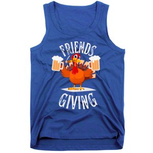 Happy Friendsgiving Turkey Friends Giving Funny Thanksgiving Gift Tank Top