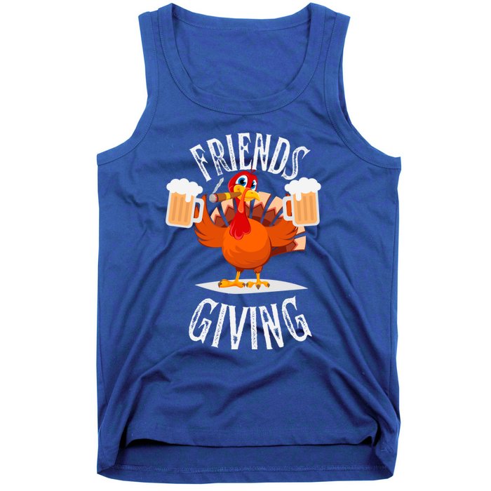 Happy Friendsgiving Turkey Friends Giving Funny Thanksgiving Gift Tank Top