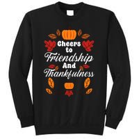 Happy Friendsgiving Thanksgiving Friends Holiday Friendship Sweatshirt