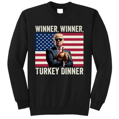 Humor Funny Trump Winner Winner Turkey Dinner Thanksgiving Sweatshirt