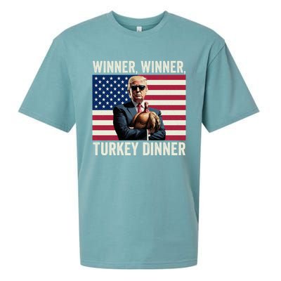 Humor Funny Trump Winner Winner Turkey Dinner Thanksgiving Sueded Cloud Jersey T-Shirt