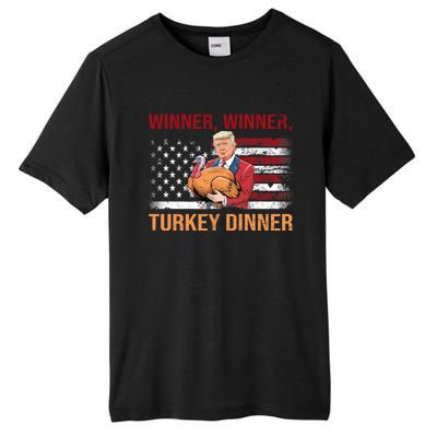 Humor Funny Trump Winner Winner Turkey Dinner Thanksgiving Tall Fusion ChromaSoft Performance T-Shirt