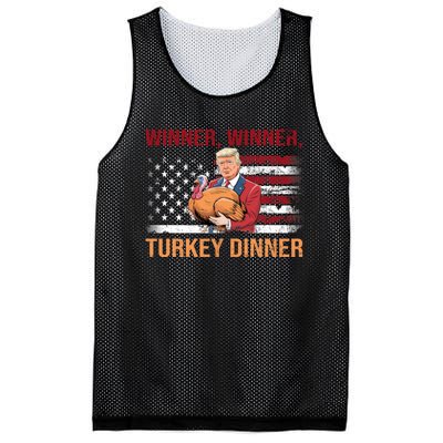 Humor Funny Trump Winner Winner Turkey Dinner Thanksgiving Mesh Reversible Basketball Jersey Tank