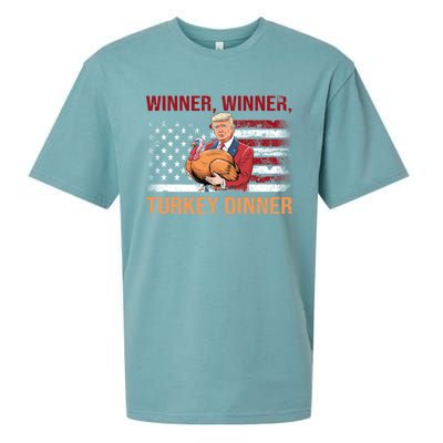 Humor Funny Trump Winner Winner Turkey Dinner Thanksgiving Sueded Cloud Jersey T-Shirt