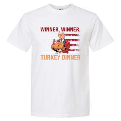 Humor Funny Trump Winner Winner Turkey Dinner Thanksgiving Garment-Dyed Heavyweight T-Shirt