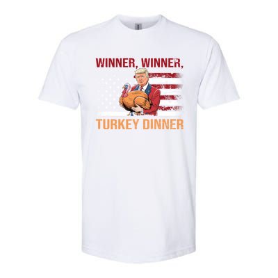 Humor Funny Trump Winner Winner Turkey Dinner Thanksgiving Softstyle CVC T-Shirt