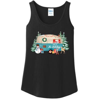 Home For The Christmas Holidays RV Trailer Ladies Essential Tank