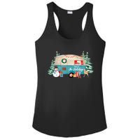 Home For The Christmas Holidays RV Trailer Ladies PosiCharge Competitor Racerback Tank