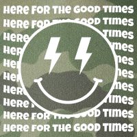 Here For The Good Times Retro Smile Legacy Tie Dye Trucker Hat