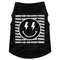 Here For The Good Times Retro Smile Doggie Tank