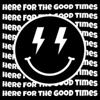 Here For The Good Times Retro Smile 7-Panel Snapback Hat