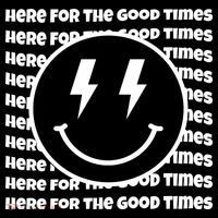Here For The Good Times Retro Smile Pom Pom 12in Knit Beanie