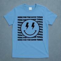 Here For The Good Times Retro Smile T-Shirt