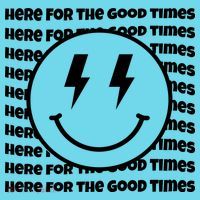 Here For The Good Times Retro Smile Womens T-Shirt