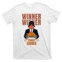 Humor Funny Trump Winner Winner Turkey Dinner Thanksgiving T-Shirt