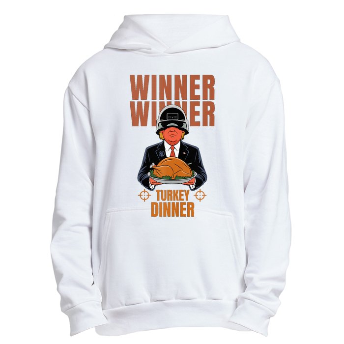 Humor Funny Trump Winner Winner Turkey Dinner Thanksgiving Urban Pullover Hoodie