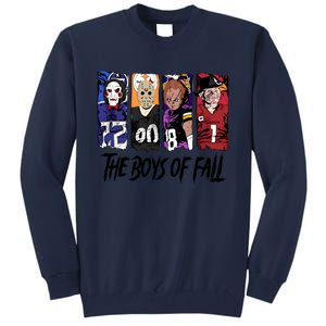 Halloween Football The Boy Of Fall Horror Character Tall Sweatshirt