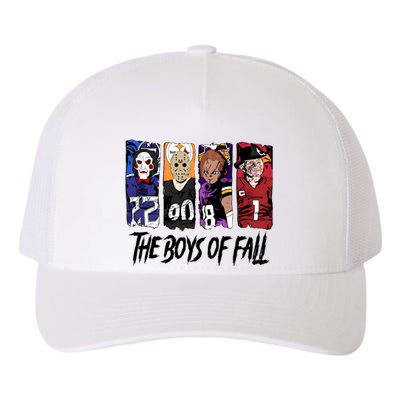 Halloween Football The Boy Of Fall Horror Character Yupoong Adult 5-Panel Trucker Hat