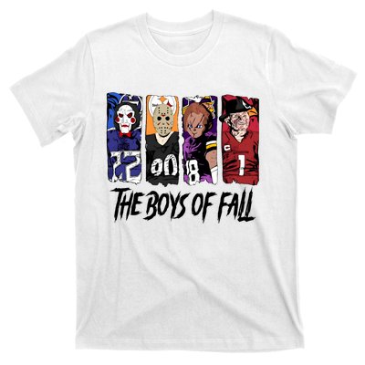 Halloween Football The Boy Of Fall Horror Character T-Shirt