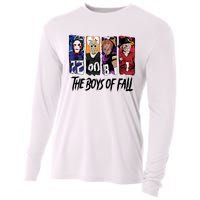 Halloween Football The Boy Of Fall Horror Character Cooling Performance Long Sleeve Crew