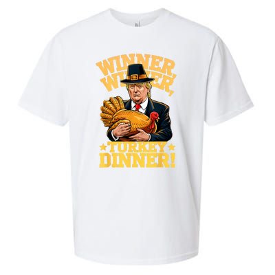 Humor Funny Trump Winner Winner Turkey Dinner Thanksgiving Sueded Cloud Jersey T-Shirt