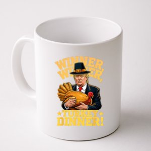 Humor Funny Trump Winner Winner Turkey Dinner Thanksgiving Coffee Mug