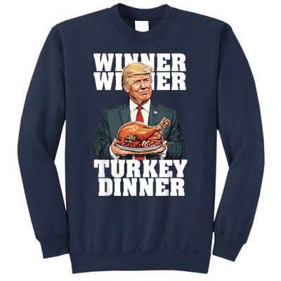 Humor Funny Trump Winner Winner Turkey Dinner Thanksgiving Sweatshirt