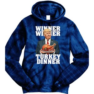 Humor Funny Trump Winner Winner Turkey Dinner Thanksgiving Tie Dye Hoodie