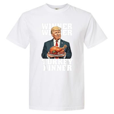 Humor Funny Trump Winner Winner Turkey Dinner Thanksgiving Garment-Dyed Heavyweight T-Shirt