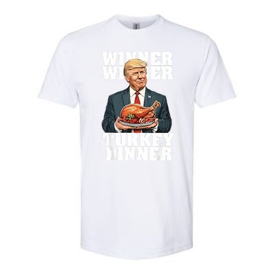 Humor Funny Trump Winner Winner Turkey Dinner Thanksgiving Softstyle CVC T-Shirt