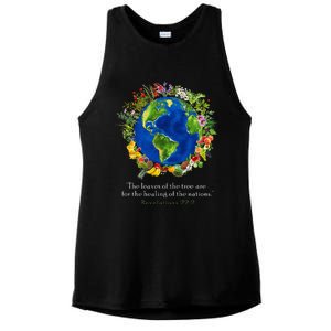 Healing For The Nations Revelations 222 Ladies PosiCharge Tri-Blend Wicking Tank