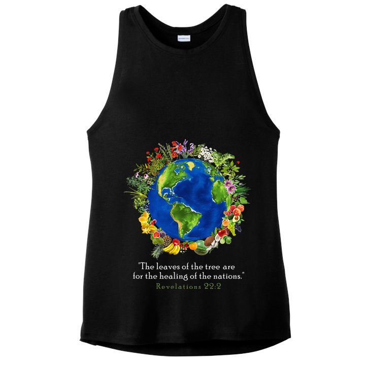 Healing For The Nations Revelations 222 Ladies PosiCharge Tri-Blend Wicking Tank
