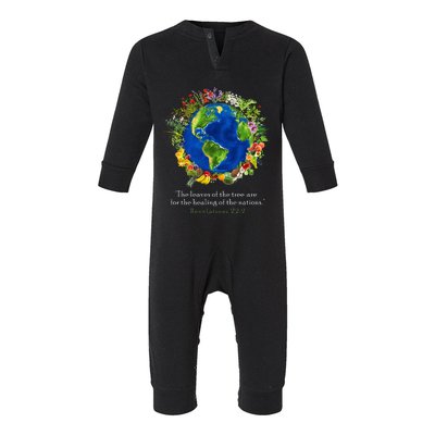 Healing For The Nations Revelations 222 Infant Fleece One Piece