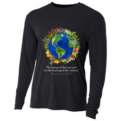 Healing For The Nations Revelations 222 Cooling Performance Long Sleeve Crew