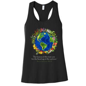 Healing For The Nations Revelations 222 Women's Racerback Tank