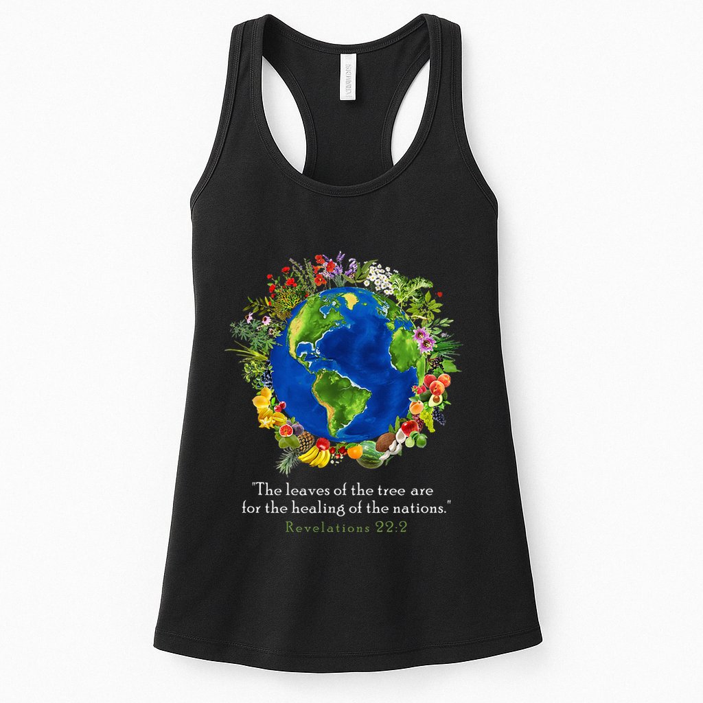 Healing For The Nations Revelations 222 Womens Tank Top