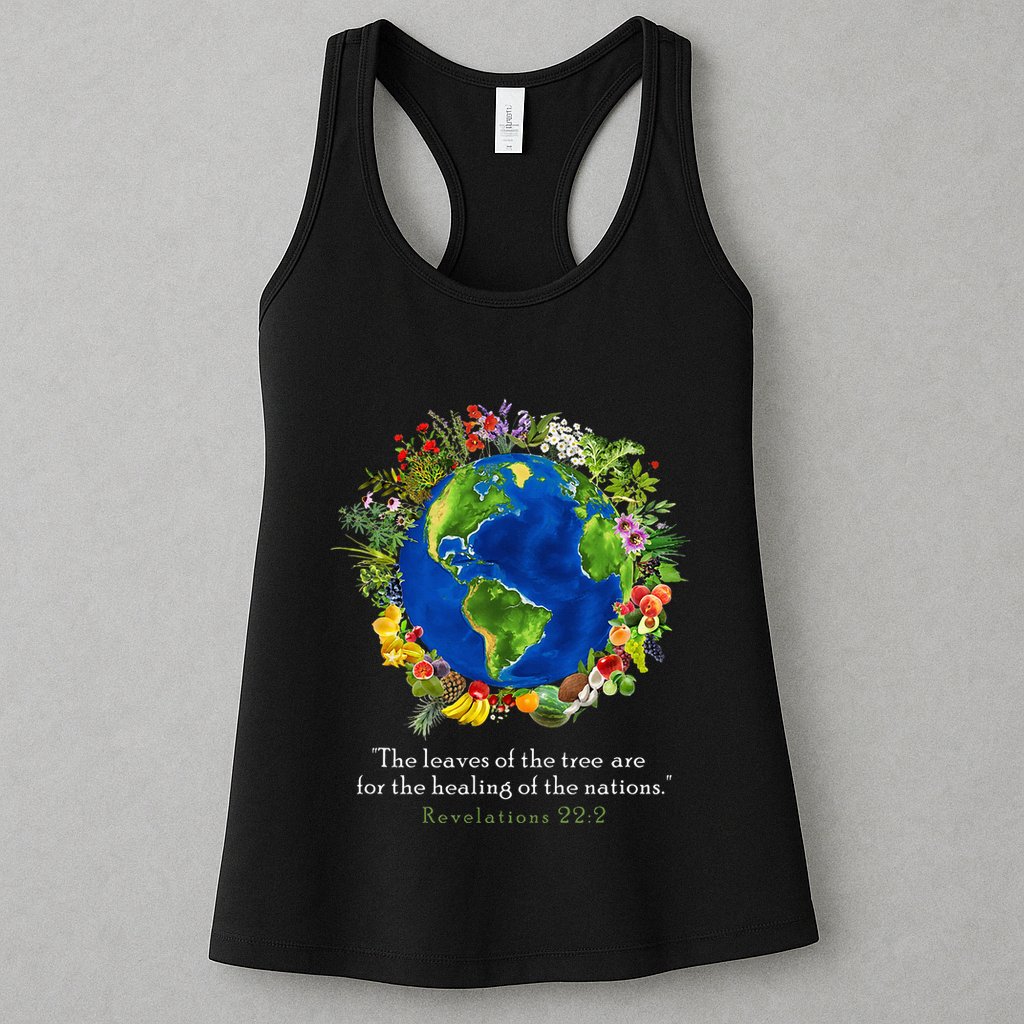 Healing For The Nations Revelations 222 Womens Tank Top