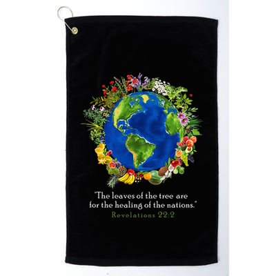 Healing For The Nations Revelations 222 Golf Towel