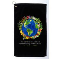 Healing For The Nations Revelations 222 Golf Towel