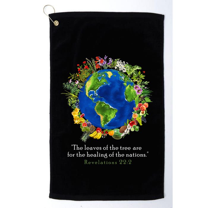 Healing For The Nations Revelations 222 Golf Towel