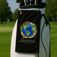 Healing For The Nations Revelations 222 Golf Towel