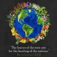 Healing For The Nations Revelations 222 Golf Towel