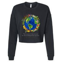 Healing For The Nations Revelations 222 Cropped Pullover Crew