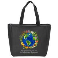 Healing For The Nations Revelations 222 Zip Tote Bag