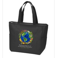 Healing For The Nations Revelations 222 Zip Tote Bag
