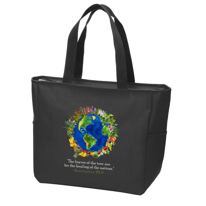 Healing For The Nations Revelations 222 Zip Tote Bag
