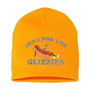 Here For The Glizzies 4th Of July 2024 Short Acrylic Beanie