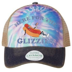 Here For The Glizzies 4th Of July 2024 Legacy Tie Dye Trucker Hat