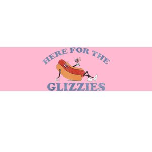 Here For The Glizzies 4th Of July 2024 Bumper Sticker