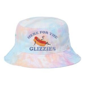 Here For The Glizzies 4th Of July 2024 Tie Dye Newport Bucket Hat